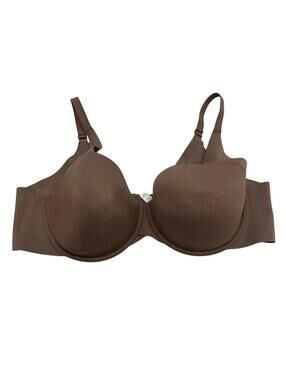 Cacique Women’s Lightly Lined Balconette Brown Bra Size 46DD